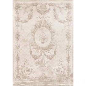 DYWAN AUBUSSON Beige 1 Blanc MariClo'