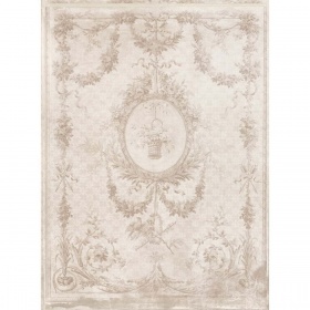 DYWAN AUBUSSON Beige 2 Blanc MariClo'