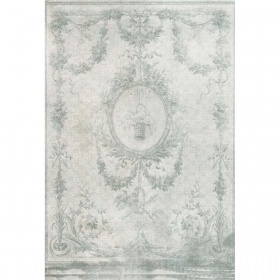 DYWAN AUBUSSON Grey 2 Blanc MariClo'