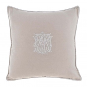 PODUSZKA Z MONOGRAMEM BED BREAKFAST Blanc MariClo'