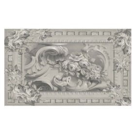 PROWANSALSKI DYWAN  BOUQUET Vintage Grey Rustic Styl  Blanc MariClo'