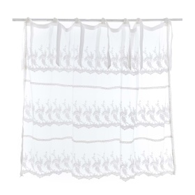 PROWANSALSKI LAMBREKIN Z HAFTEM DENTELLE PANNA Blanc MariClo' 