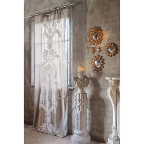 PROWANSALSKA ZASŁONA DENTELLE LUX BEIGE Beżowa Blanc MariClo'