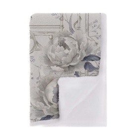 PROWANSALSKI PLED PEONIES COLLECTION Piwonie Blanc MariClo'