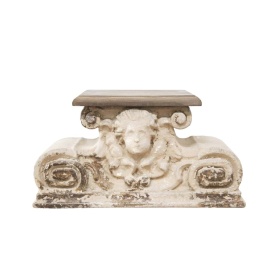 PROWANSALSKI POSTUMENT OZDOBNY ANTIQUA DOMUS Blanc MariClo'