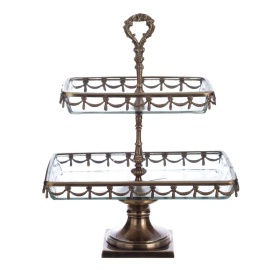 ELEGANCKI DWUPIĘTROWY STOJAK NA CIASTO ARTEMISIA Blanc MariClo'