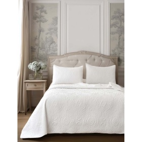 PROWANSALSKA NARZUTA BIANCO RICAMO DI COTONE Blanc MariClo'