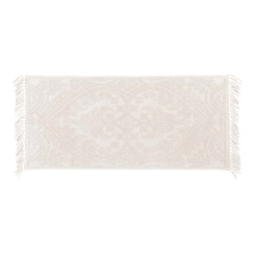 DYWAN ŻAKARDOWY Z FRĘDZLAMI BAGNO IN VILLA BIANCO XL Blanc MariClo'