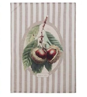 OZDOBNY RĘCZNIK KUCHENNY Kasztany Chestnuts Rustic Styl Blanc MariClo'