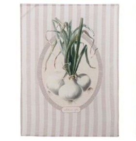 OZDOBNY RĘCZNIK KUCHENNY Cebula Green Onion Rustic Styl Blanc MariClo'