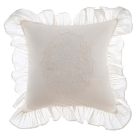 PROWANSALSKA PODUSZKA Z HAFTEM SOFFIO COLLECTION Blanc MariClo'