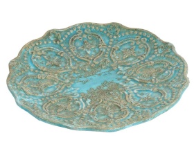 DEKORACYJNA PATERA Azzurro Old w Stylu Vintage Belldeco