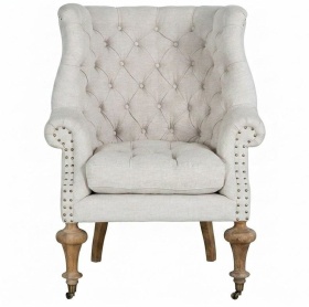 FOTEL Classic Len Pikowany 3 Belldeco