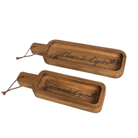 PROWANSALSKIE TACE DREWNIANE 2 SZT. Aperitif Antic Line