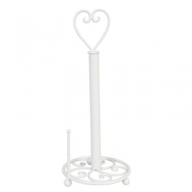 STOJAK NA PAPIER KUCHENNY Heart White Clayre & Eef