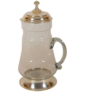 PROWANSALSKA KARAFKA ZE SZKLANYM UCHWYTEM Vintage Old Antic Line