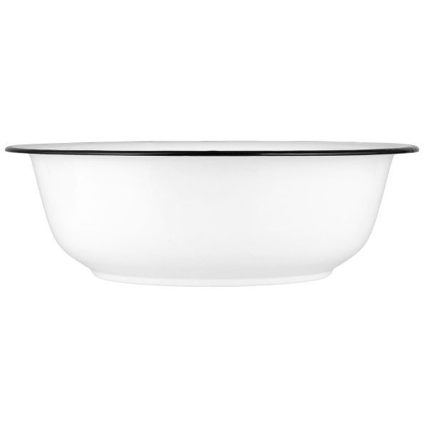 PROWANSALSKA MISKA EMALIOWANA Z CZARNĄ OBWÓDKĄ Ib Laursen