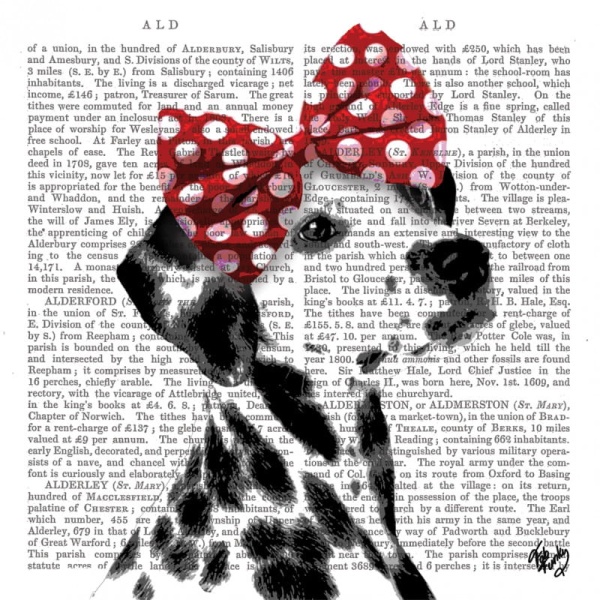 DEKORACYJNE SERWETKI PAPIEROWE Z NAPISEM Dog In Love