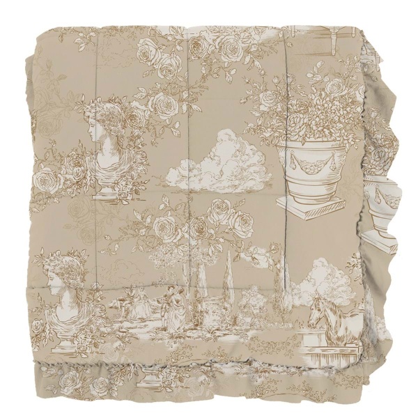 PROWANSALSKA NARZUTA TOILE DU BORGO BEIGE Blanc MariClo'