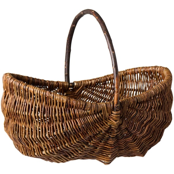 OZDOBNY KOSZYK OWALNY Z UCHWYTEM W STYLU BOHO Basket Ib Laursen
