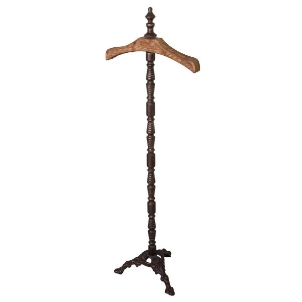 EKSKLUZYWNY STOJAK NA UBRANIA Blanc Brown Antique Rustic Antic Line