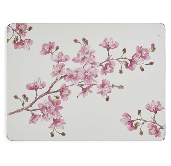 PODKŁADKI STOŁOWE DUŻE Vintage Różowe Kwiaty 4 szt.Pimpernel