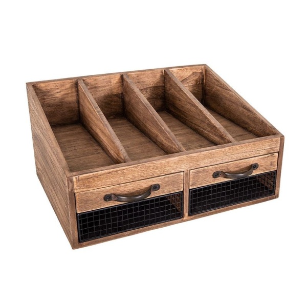 ORGANIZER Z SZUFLADAMI NA SZTUĆE Industrial Loft Antic Line