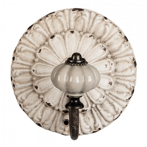 PROWANSALSKI WIESZAK ŚCIENNY VINTAGE Brocante White Clayre & Eef