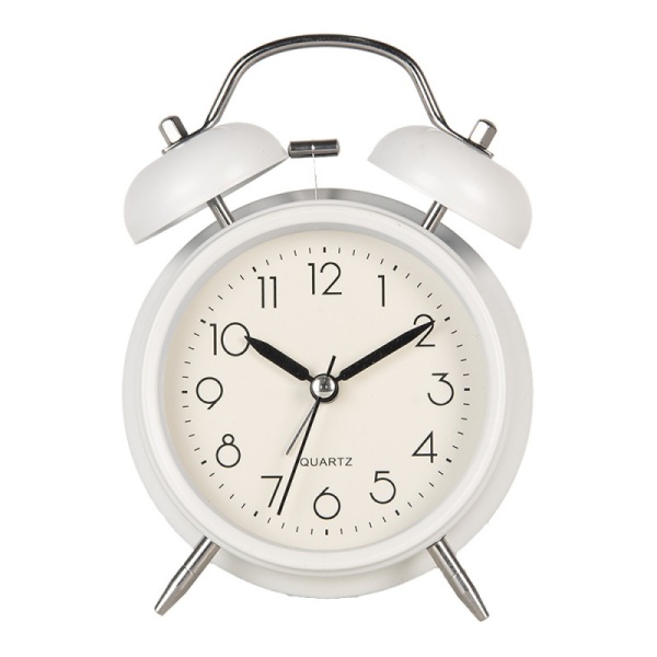 PROWANSALSKI ZEGAR BUDZIK Modern White Clayre & Eef