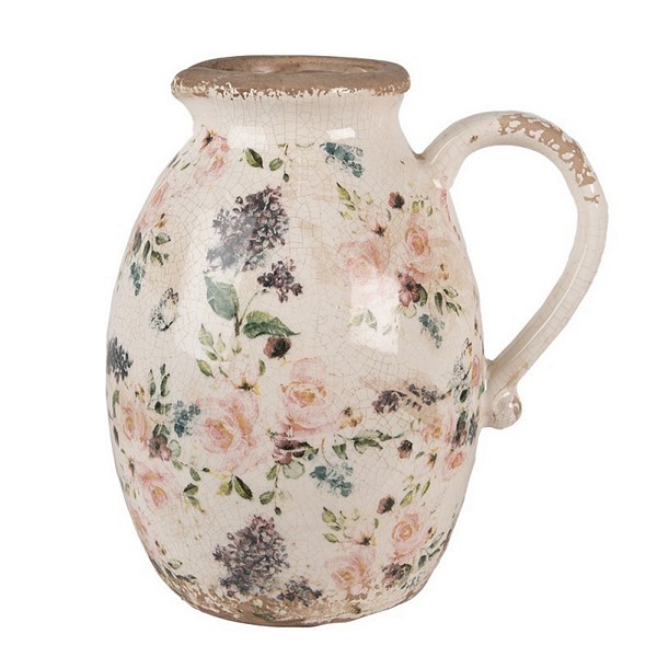 DZBANEK CERAMICZNY Flowers Pink 2 Clayre & Eef