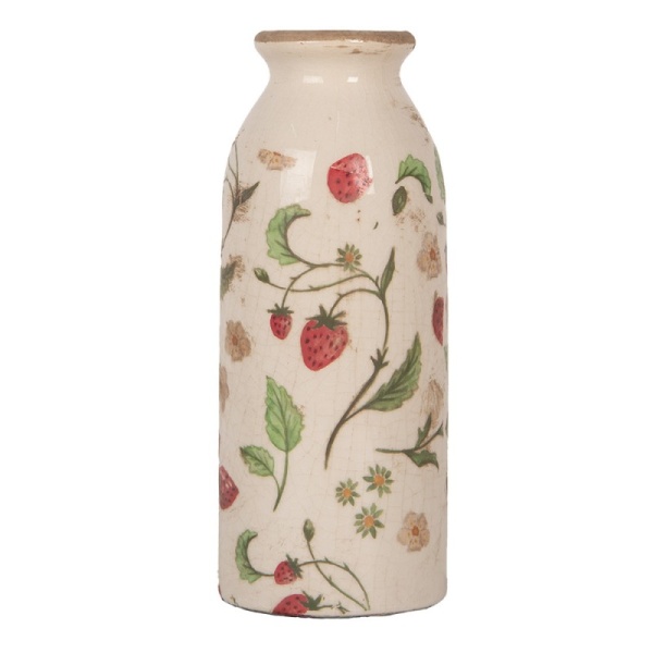 PROWANSALSKI CERAMICZNY WAZON Butelka Strawberries Clayre & Eef