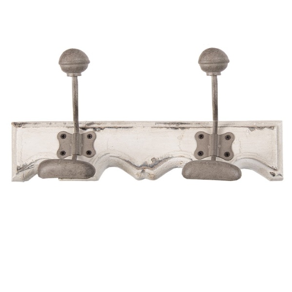 PROWANSALSKI WIESZAK ŚCIENNY White Brocante Clayre & Eef