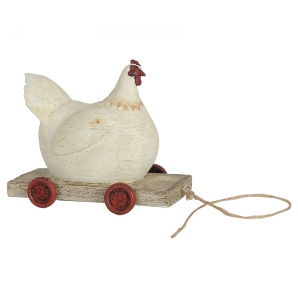 PROWANSALSKA DEKORACJA KURA Chicken Country White Clayre & Eef