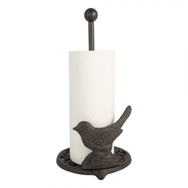OZDOBNY STOJAK NA PAPIER KUCHENNY Rustic Style Bird Clayre & Eef