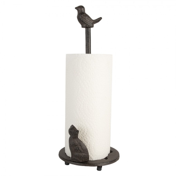 OZDOBNY STOJAK NA PAPIER KUCHENNY Country Style Bird Clayre & Eef