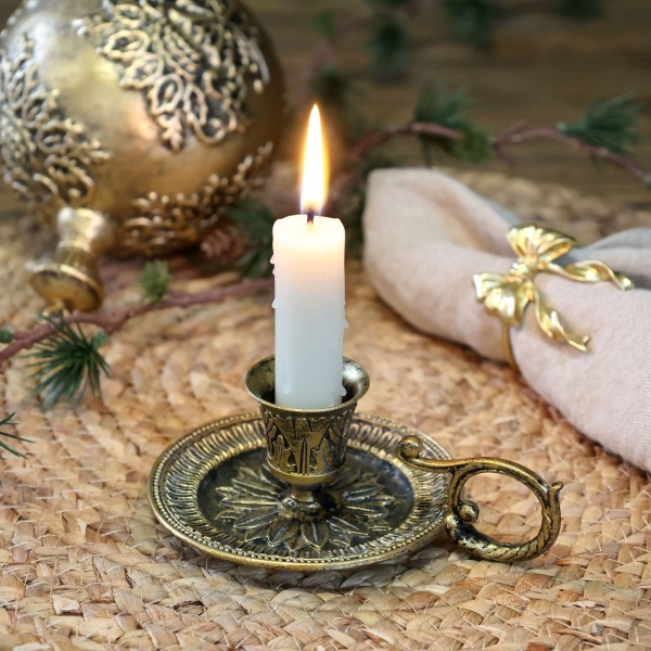 FRANCUSKI ŚWIECZNIK Antique Brocante Rustic Styl Chic Antique