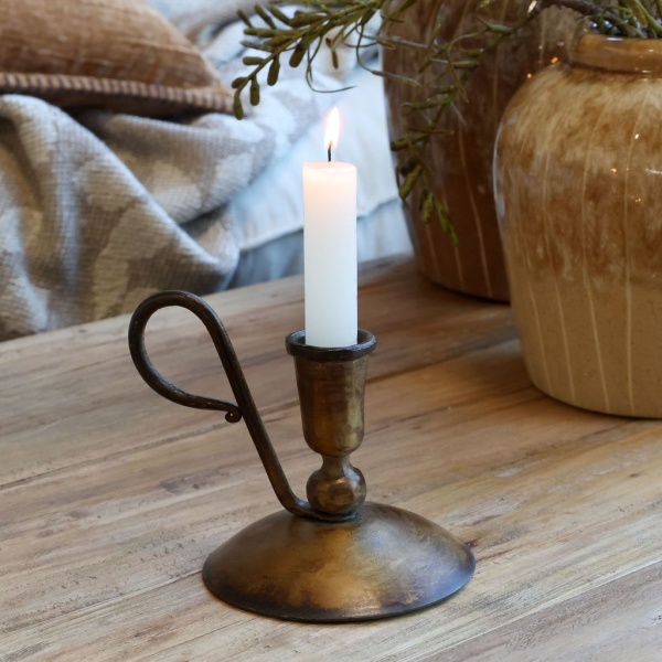 FRANCUSKI ŚWIECZNIK Antique Brocante Rustic Styl 2 Chic Antique