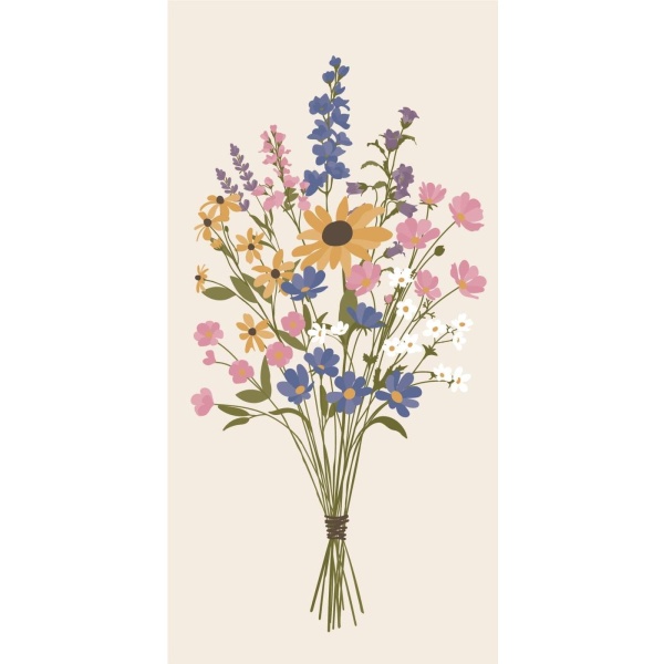 SERWETKI PAPIEROWE Letni Bukiet Rustic Styl 16 szt Ib Laursen