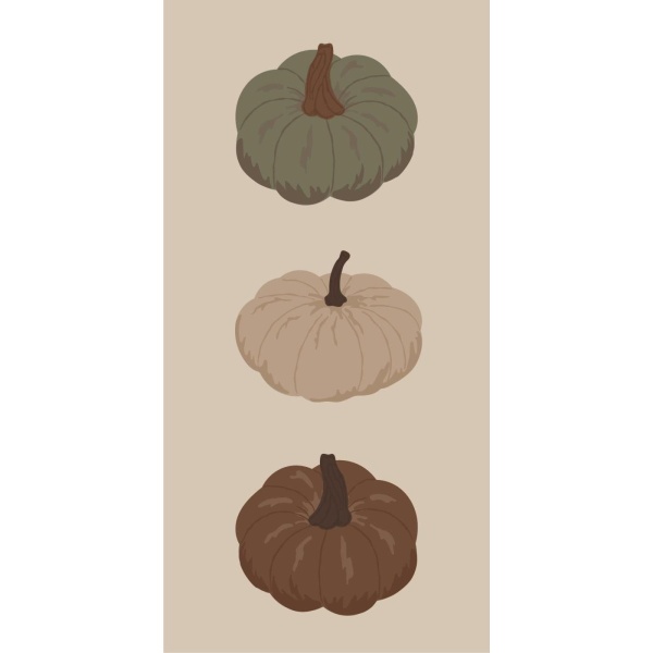 SERWETKI PAPIEROWE Kolorowe Dynie 16 szt Ib Laursen