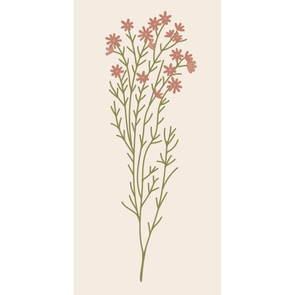 SERWETKI PAPIEROWE Light Pink Flower 16 szt Ib Laursen