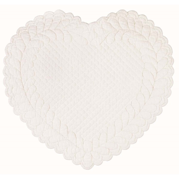 PODKŁADKA SERCE AMORE AVORIO Kość Słoniowa Blanc MariClo'