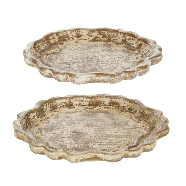 PROWANSALSKA TACA L'ANTIQUARIO Vintage Rustic Style XL Blanc MariClo'