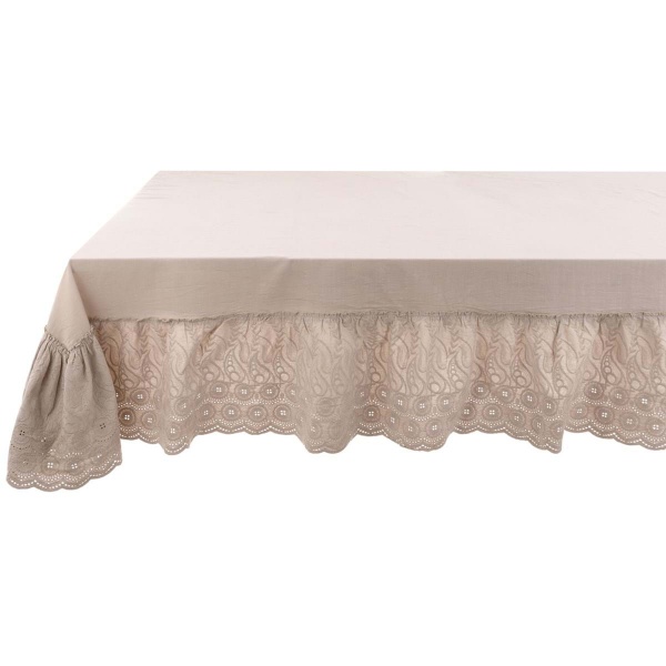 OBRUS TINTORETTO BEIGE 1 Blanc MariClo'