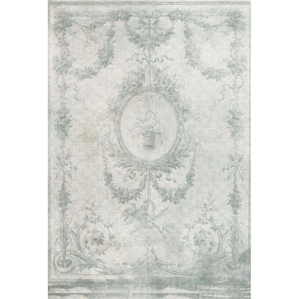 DYWAN AUBUSSON Grey 2 Blanc MariClo'