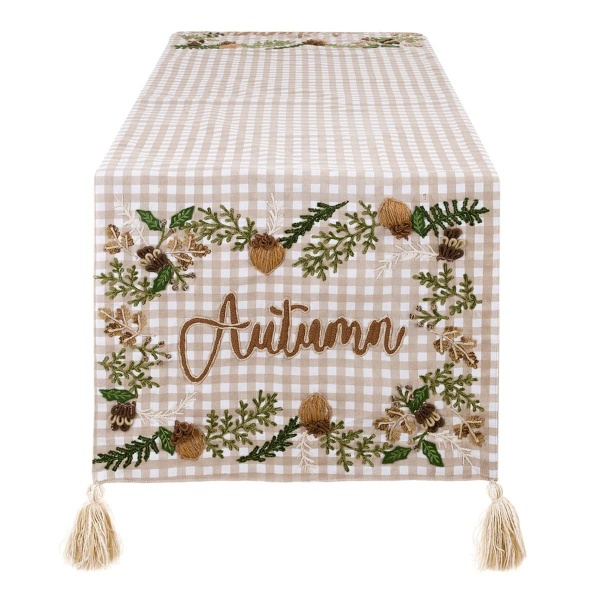 STYLOWY BIEŻNIK Z CHWOSTAMI JESIEŃ Autumin Blanc MariClo'
