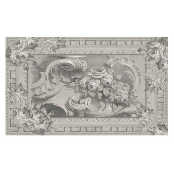 PROWANSALSKI DYWAN  BOUQUET Vintage Grey Rustic Styl  Blanc MariClo'