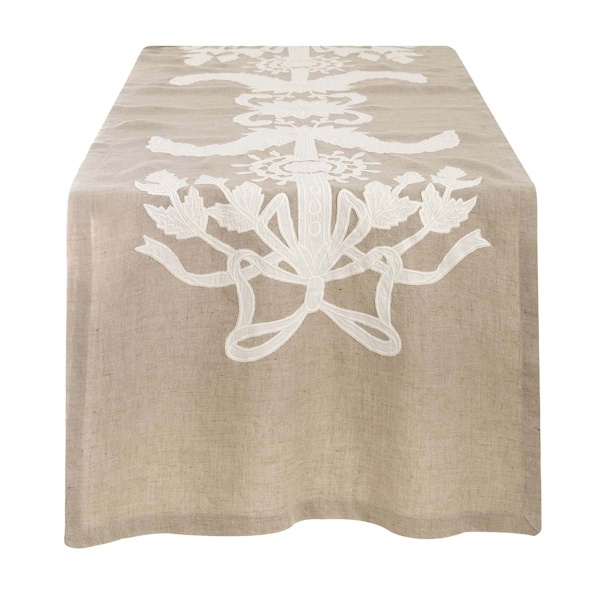 PROWANSALSKI BIEŻNIK DENTELLE LUX BEIGE Blanc MariClo'