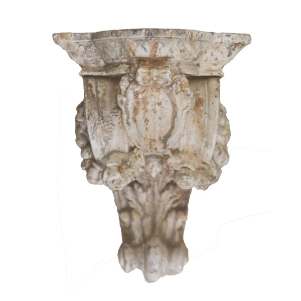 PROWANSALSKA PÓŁKA Z DEKOREM ANTIQUA DOMUS 2 Blanc MariClo'