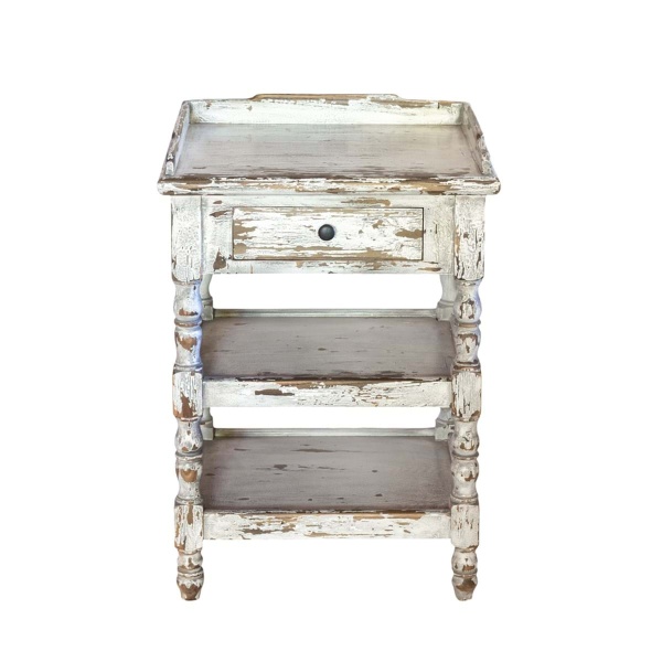PROWANSALSKI STOLIK CORTE ANTICA Rustic Styl Blanc MariClo'