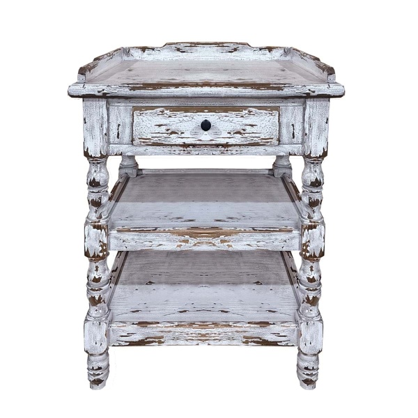 PROWANSALSKI STOLIK CORTE ANTICA Rustic Styl Blanc MariClo'